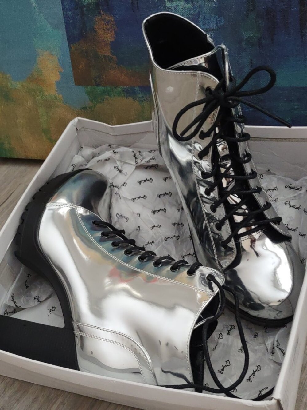 Reflection Bodied Heels